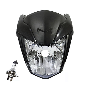 Farol Comp Cinza Met. Titan 160 EX Fan 19 Sportive + Lampada