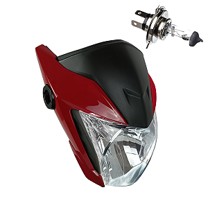 Farol Comp Vermelho Perola Sportive Fan 160 22/23 + Lampada