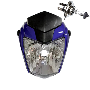 Farol Completo Azul Titan 160 EX 18/21 Sportive + Lampada