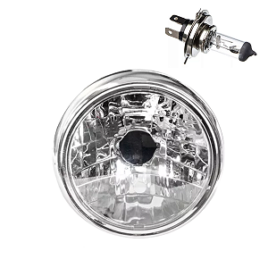 Farol Completo Sem Fiação YBR 125 Sportive + Lampada