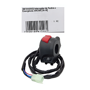 Interruptor de Partida e Emergência Zouil XRE300 2016 a 2018