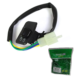 Botão Interruptor Luz Alta/Baixa SmartFox Crypton T115 09