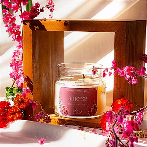 Vela Aromática Vegetal 100% Livre de Parafina - 140g