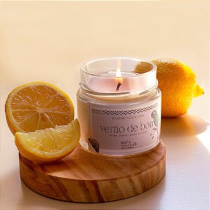 Vela Aromática Vegetal 100% Livre de Parafina - 140g