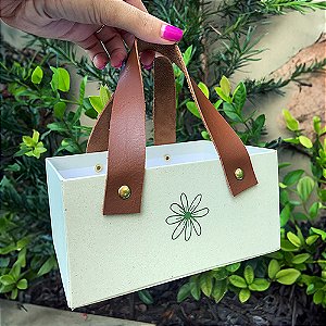 Caixa Cartonada Rígida Papel Especial Reciclado 12x17cm