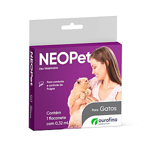 Antipulgas Neopet Ourofino Gatos de 1 a 8Kg