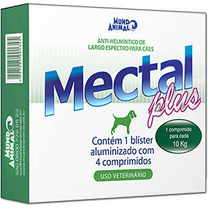 Vermífugo Mectal Plus Para Câes
