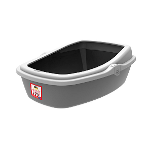 Bandeja Sanitária Plast Pet King Taupe para Gatos