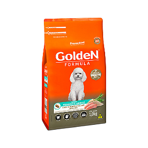 Ração Golden Fórmula Mini Bits Para Cães Adultos de Porte Pequeno Sabor Frango e Arroz-1 Kg