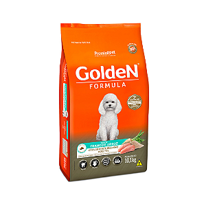 Ração Golden Fórmula Mini Bits Para Cães Adultos de Porte Pequeno Sabor Frango e Arroz-10 Kg
