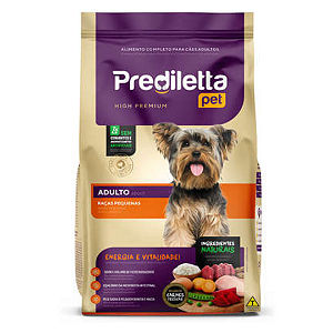 Ração Seca Prediletta Pet Carne e Vegetais para Cães Adultos Porte Pequeno-10,1Kg