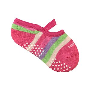 Meia com Antiderrapante Infantil | Listras