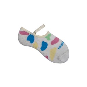 Meia com Antiderrapante Infantil | Cores abstratas