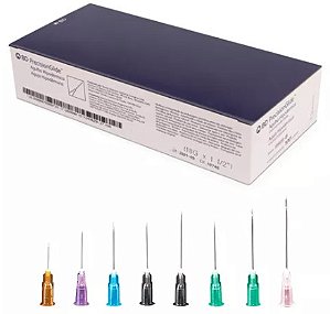 AGULHA HIPODERMICA 13 X 0,30 CX C/100  UNIDADES - BD