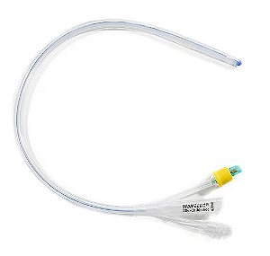 SONDA FOLEY 3VIAS SILICONE Nº24 30ML C/3 UNIDADE - WELL LEAD