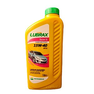 Óleo Motor Lubrax Tecno 15W40 Semissintético 1L API SN Gasolina Etanol Flex
