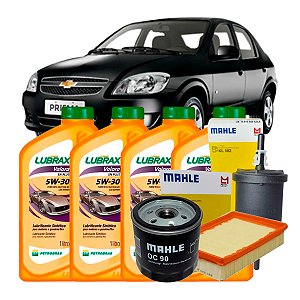 Kit Troca de Óleo 5W30 Celta Prisma 2010 a 2013