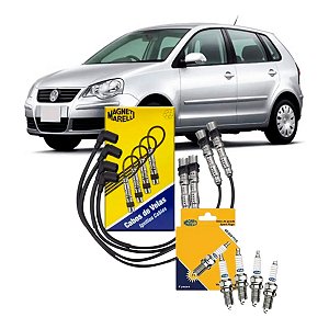 Kit Cabo e Vela Polo 1.6 8V Flex 2008 a 2012 Magneti