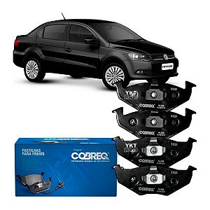 Pastilha Freio Dianteira VW Gol G5 1.0 2008-2012 Cobreq N288 Original BOSCH FSII