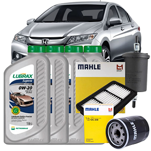 Kit Troca Óleo 0w20 Honda Fit City 1.5 16v 2015 2016 2017 18