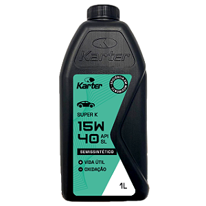 OLEO DE MOTOR KARTER 15W40 SEMISSINTETICO SUPER SL