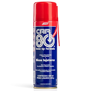 CAR80 SPRAY AEROSSOL 300 ML LIMPA CARBURADOR E BICOS