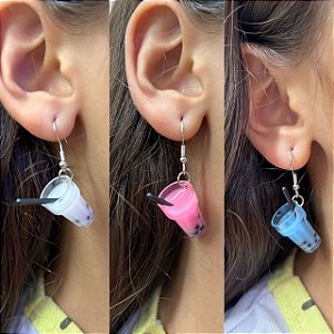 Brinco Divertido de Copo de Batida/Milkshake com canudo