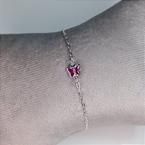 Pulseira Borboleta Violeta
