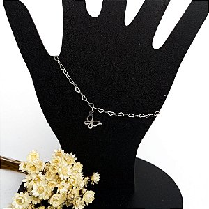 Pulseira Elo Corações - Borboleta