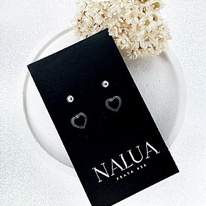Duo - Bolinha & Coração Vazado