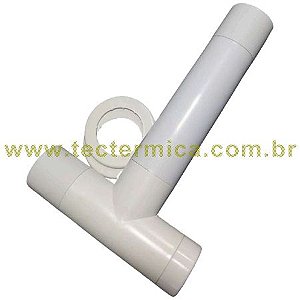 Válvula equalizadora de PVC para câmara fria de 150 m³
