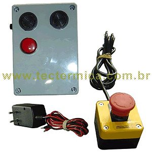 Alarme de aprisionamento da NR36 para câmara fria - kit para 1 porta