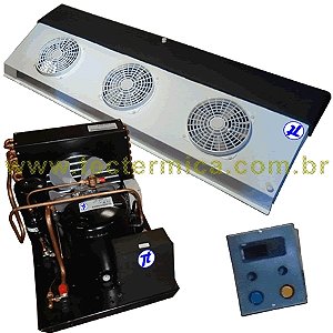 Climatizador para adega planejada tipo armário de 4 m³ - kit temperatura