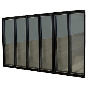 Porta de vidro para walk in cooler - kit 4 portas