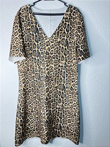 Vestido Midi Animal Print