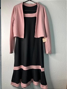 Conjunto Casiquinho Rosa + Vestido