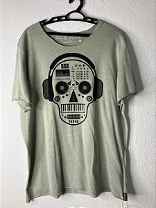 Camisa Masculina Caveira - Khelf Black