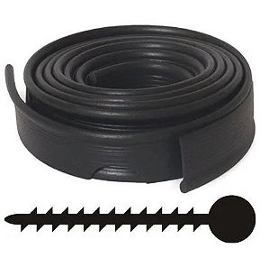 GALÃO PARALAMA FUSCA PRETO - TRASEIRO (PAR)