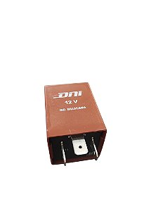 (DNI1104) RELE PISCA 12V 3T C/PARAFUSO MARROM