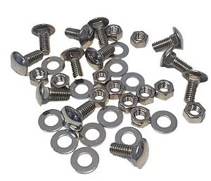 KIT PARAFUSO PARA-CHOQUE INOX ANO 1970 A 1978