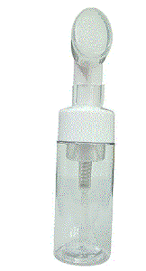 Frasco Pump Espumador Com Escova de Silicone