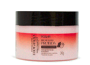 Esfoliante Corporal Morango com Chantily 240g - Poran