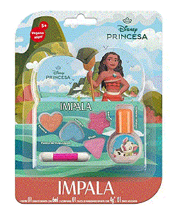 Kit Moana Esmalte e Maquiagem Infantil - Impala