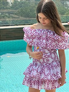 Conjunto Estampado Rosa Fashion