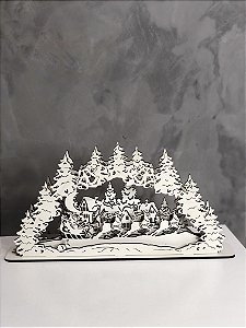 ARCO NOEL MDF LAMINADO (27cmX15cm)