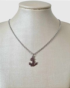 Colar Alice com pingente de âncora