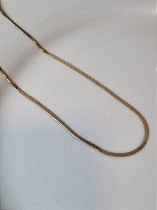 Colar fita dourado