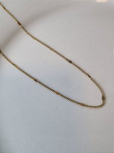 Colar de elos dourado