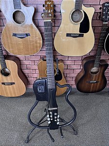 Violão marquês flat vazado headless com fishman