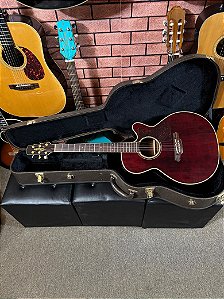 Violão Takamine japonês DMP551C WR tampo e fundo sólidos ct4bii